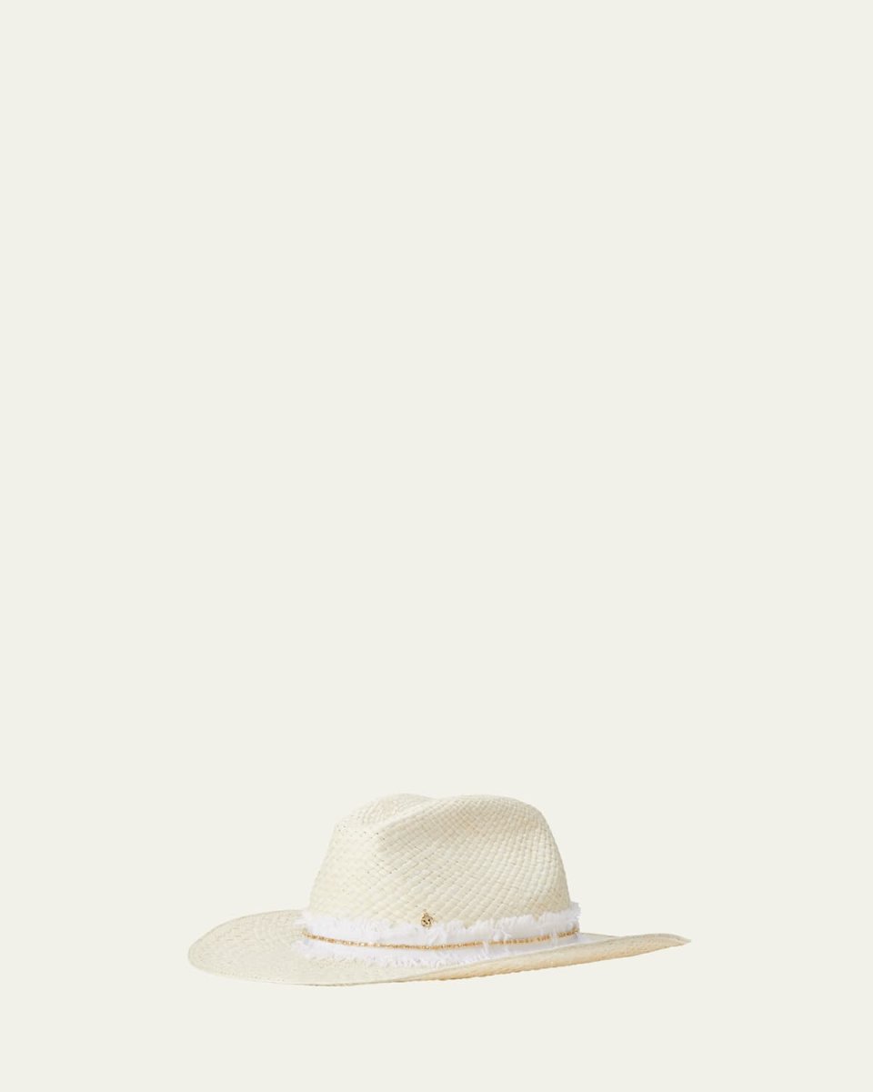 Austin Denim Strass Straw Cowboy Hat